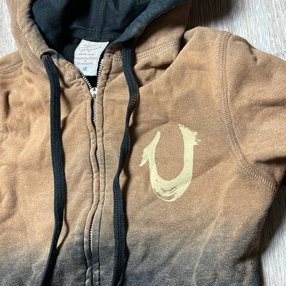 True Religion Hooded Sweatshirt Youth Extra Small - Picture 5 of 12